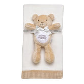 Manta con Osito 30x26 Blanco